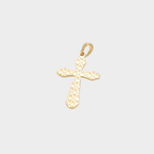 Load image into Gallery viewer, 14 K Gold Plated cross pendant with necklace
