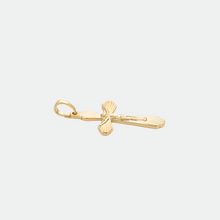 Load image into Gallery viewer, 14 K Gold Plated cross pendant with necklace
